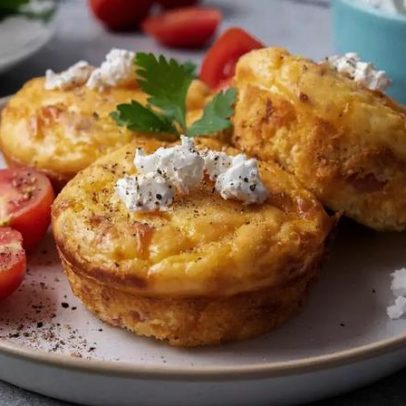 Bolinho salgado para lanche da semana: receita prática, saborosa e saudável