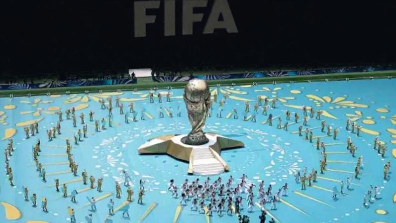 Shakira canta durante a cerimônia de abertura da Copa do Mundo 2026 na Cidade do México –