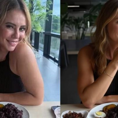 Paolla Oliveira enfrenta perrengue com comida na China