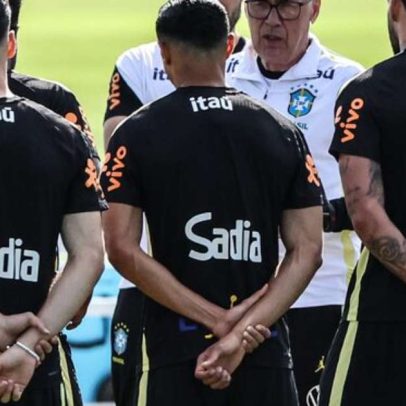 Ancelotti planeja mudanças na seleção brasileira contra o Haiti