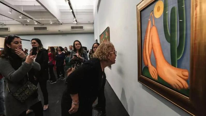 Exposição no Masp, em 2019, reuniu as principais obras de Tarsila do Amaral e foi sucesso de público