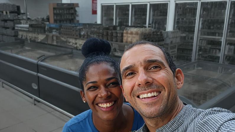 Evelio e esposa hoje moram em Boa Vista, Roraima