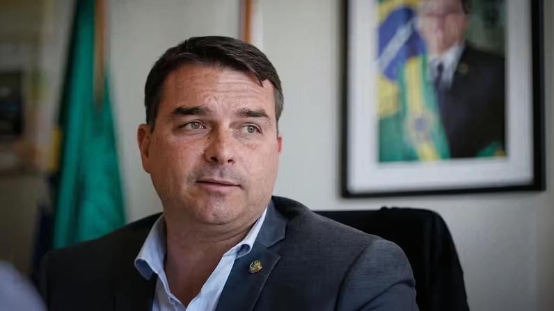 Senador e pré-candidato à Presidência Flávio Bolsonaro (PL-RJ) — Foto: Pablo Jacob/Agência O Globo