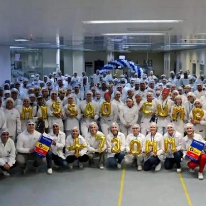 Teuto bate recorde e produz 741 milhões de unidades