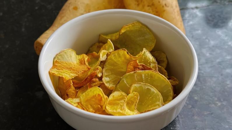 Chips de batata yacon