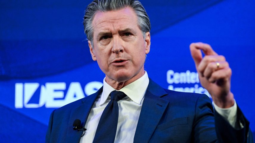 California Gov. Gavin Newsom gives remarks at the Center for American Progress Ideas Conference at the Mayflower Hotel in Washington, D.C., on May 19, 2026.