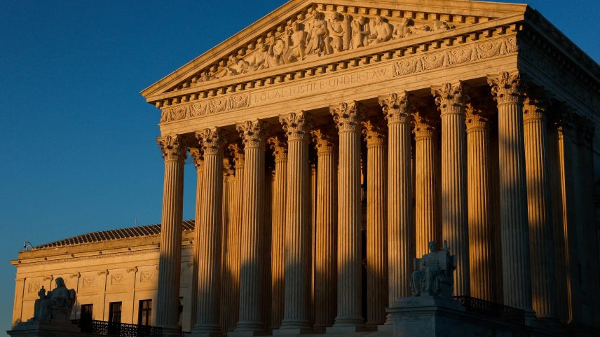 The U.S. Supreme Court at golden hour in Washington, D.C., U.S., June 3, 2026. REUTERS/Kylie Cooper
