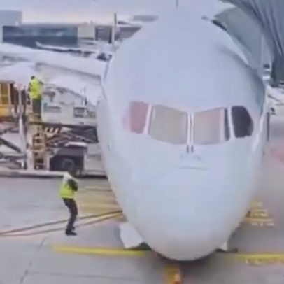 Trem de pouso dianteiro de avião da Lufthansa falha, deixando vários feridos