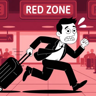 Zona vermelha do aeroporto é real e como funciona