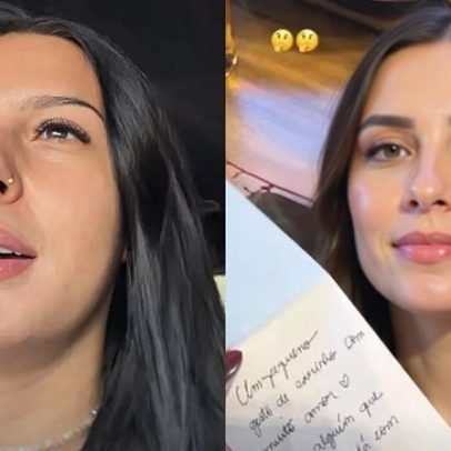 Ana Castela recebe buquê no Dia dos Namorados e reage a recado Passando mal