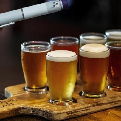 Caneta emagrecedora: é seguro beber cerveja? Entenda