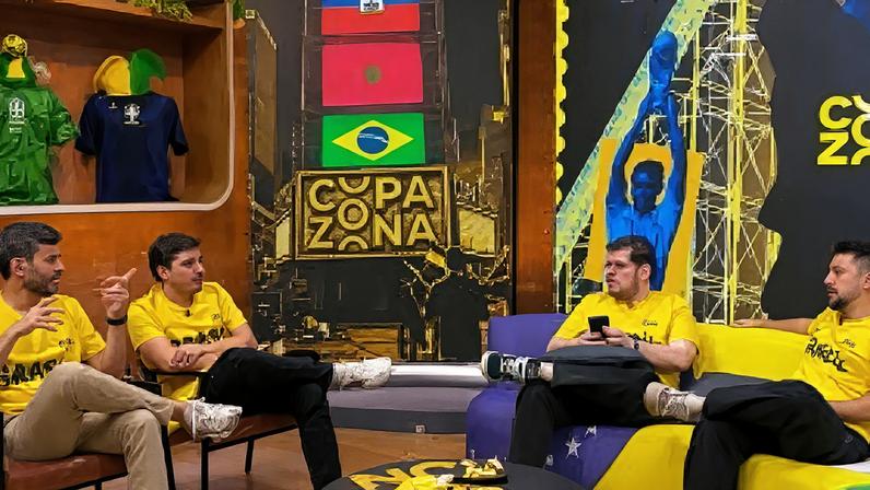 CazéTV ganha mais 1 milhão de inscritos durante jogo do Brasil.