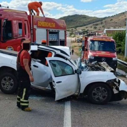 Dois padres ficam feridos em acidente na BR-232, Serra Talhada