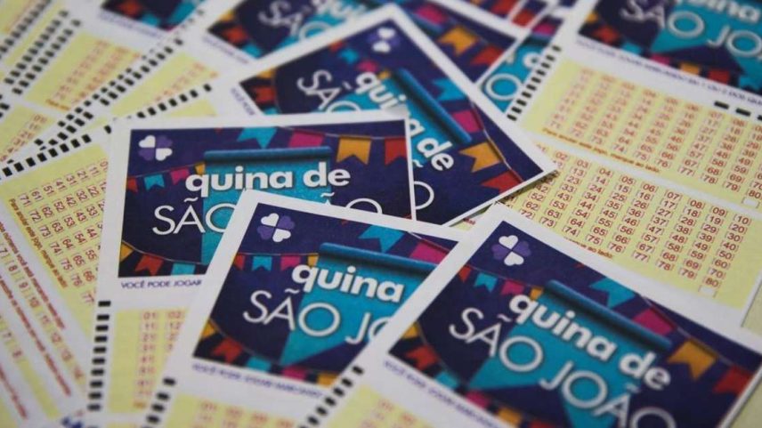 O valor da aposta simples da Quina de São João é R$ 3,00