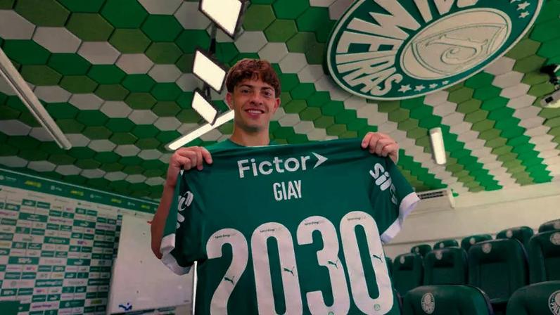 Palmeiras acertou a renovação de contrato com o lateral-direito Giay até 2030 –