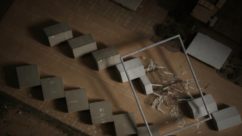 Hangares danificados na base aérea Ali Al Salem, no Kuwait
