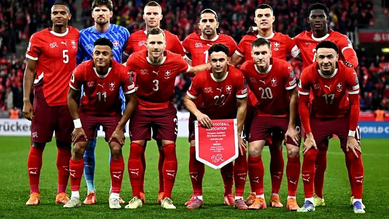 Seleção da Suiça (Photo by Mattia Ozbot/Getty Images)