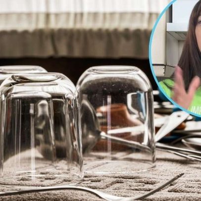Secar copos de cabeça para baixo favorece bactérias, diz especialista