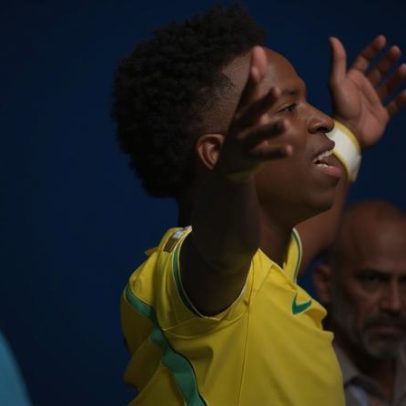 Vini Jr entra em grupo histórico ao marcar em três jogos da seleção nas Copas
