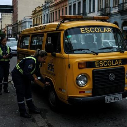 EPTC intensifica fiscalização de transporte escolar irregular em Porto Alegre