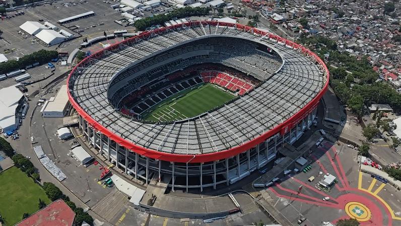 Azteca visto de cima