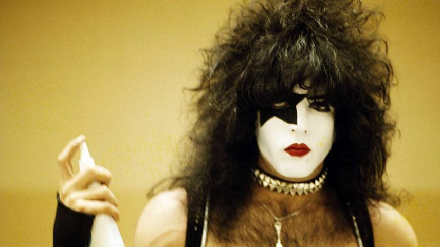 Paul Stanley, músico do Kiss, em 1977