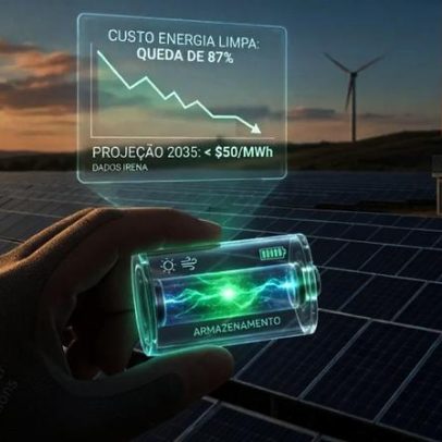 Custo da energia renovável deve cair até 2035