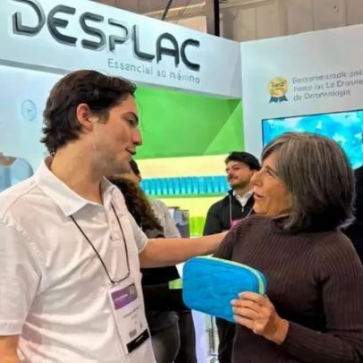 Glória Pires prestigia inovação em saúde bucal na Naturaltech