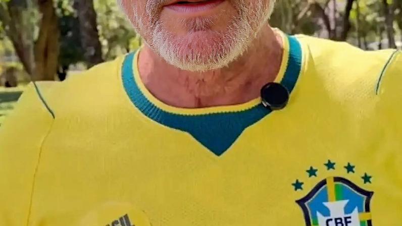Lula manda recado para a seleção brasileira antes da estreia na Copa