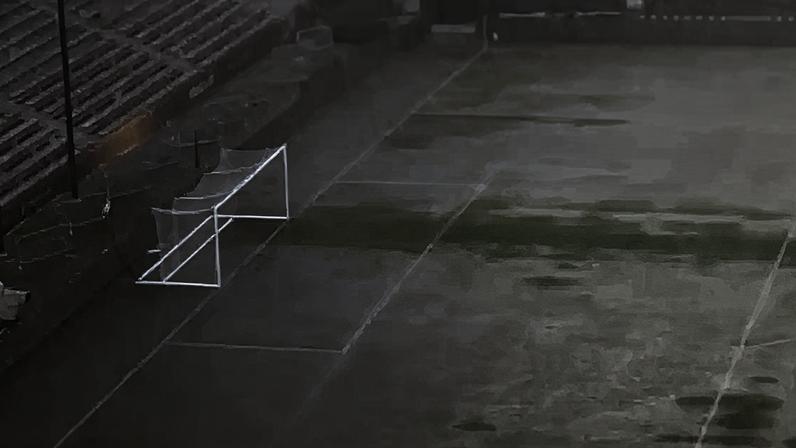 Chuva forte no Jordan-Hare Stadium, palco de Argentina x Islândia