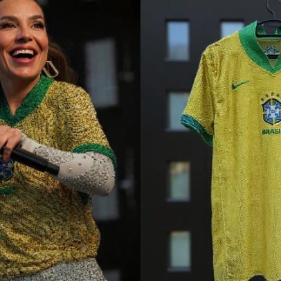 Ivete Sangalo leiloa camisa da Seleção para financiar projeto social