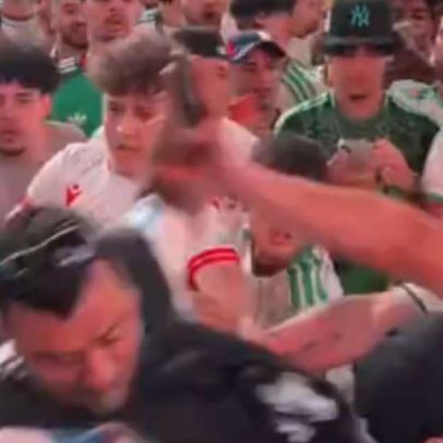 Torcidas da Argentina e Argélia brigam em Nova York antes do jogo