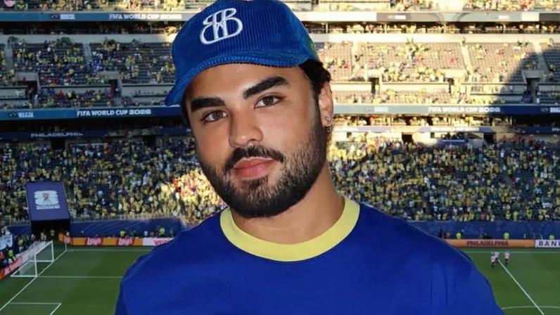 'BFF' de Virginia, Lucas Guedez está fora de quadro da Copa 2026 no 'Domingão com Huck': amigo da influencer responde a rumor sobre visto de trabalho.