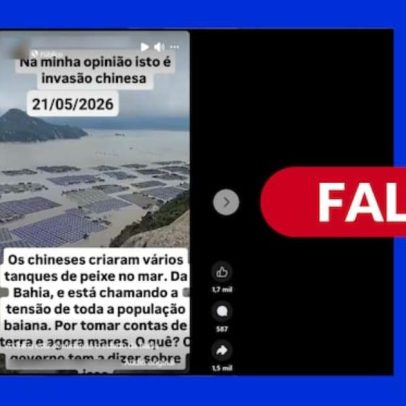 Vídeo de tanques de peixe chineses foi gravado na China, não na Bahia