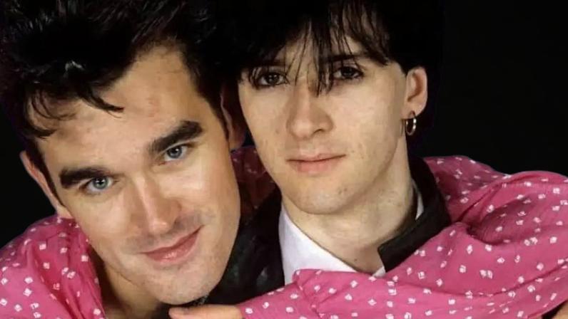 Morrissey com Johnny Marr, do The Smiths