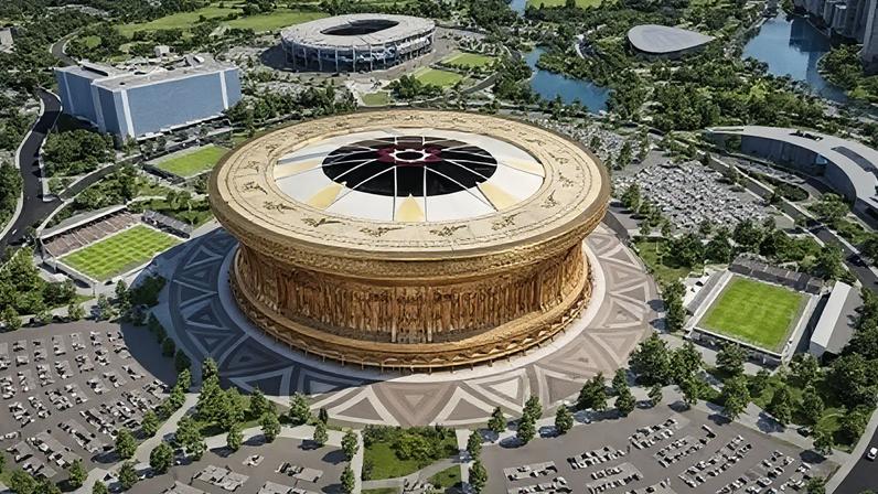 A construção do maior estádio do mundo