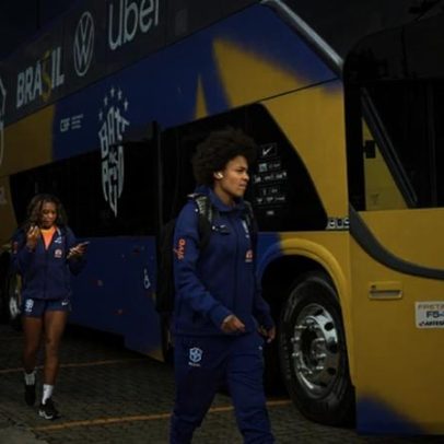 Seleção feminina realiza primeiro treino antes de amistoso contra os EUA