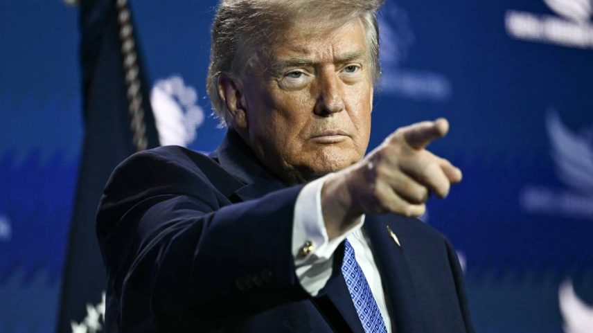O presidente dos Estados Unidos, Donald Trump - 26/06/2026 (KENT NISHIMURA/AFP)