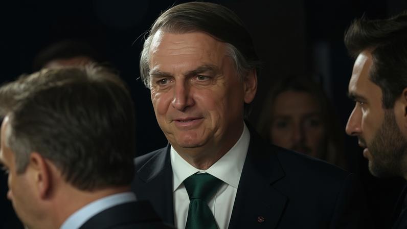 O presidente Jair Bolsonaro (PL), candidato à reeleição, chega para debate do segundo turno realizado pelo Grupo Bandeirantes, em parceria com a TV Cultura, o portal UOL e o jornal Folha de S. Paulo, nos estúdios da Band em São Paulo, na noite deste domingo (16)
