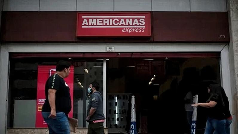Foto da fachada da loja Americanas localizada na Avenida Paulista, na região central de São Paulo
