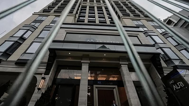 Fachada do Banco Master na cidade de São Paulo