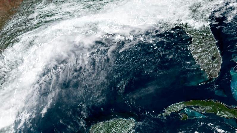 Chuvas na Costa do Golfo podem formar primeira tempestade nomeada do Atlântico