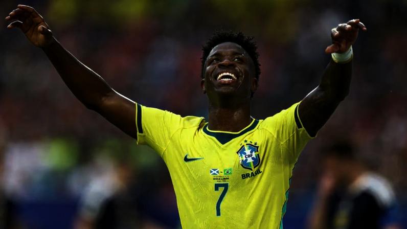Feito de Vini Jr. na 1ª fase embala três títulos do Brasil na Copa do Mundo