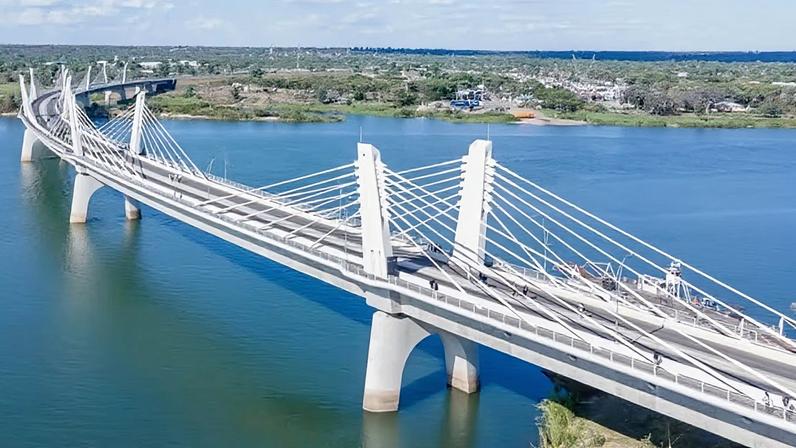Kazungula Bridge, ponte que liga Botsuana e Zâmbia, foi inaugurada em 2021