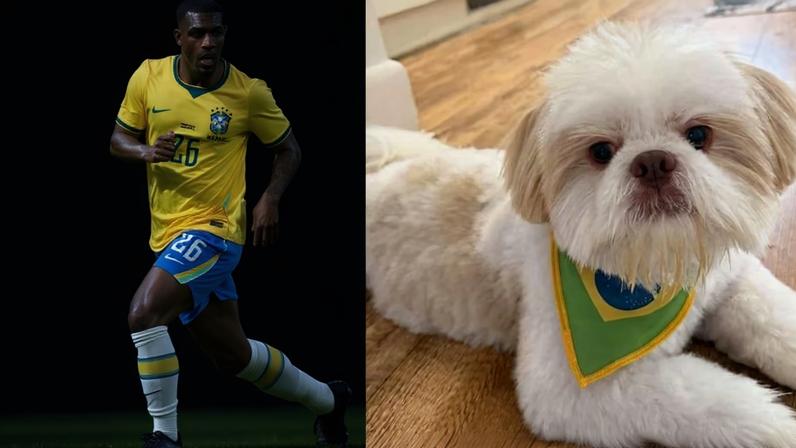 Pet de Rayan encanta torcedores em creche na Inglaterra durante a Copa