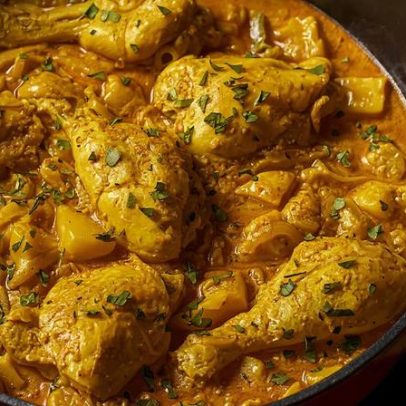 Receita de Aam Murgh: curry de frango com manga