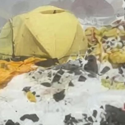 Alpinista revela lixo acumulado na chegada ao topo do Everest