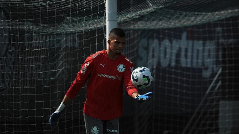O goleiro Aranha será emprestado pelo Palmeiras ao Moreirense, de Portugal (Foto: Cesar Greco/Palmeiras/by Canon)