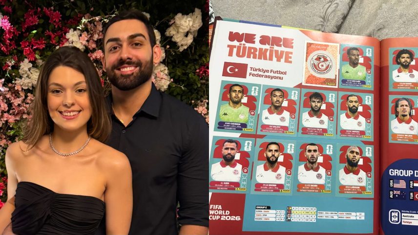 Depois do erro, o casal decidiu comprar novamente as figurinhas da Tunísia