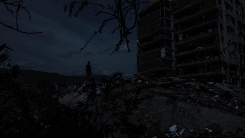 Imagem de terremoto na Venezuela